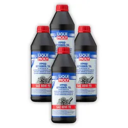 4x Getriebeöl LIQUI MOLY 20645 Hypoid (GL4/5) TDL SAE 80W-90 Schaltgetriebe Öl 1L