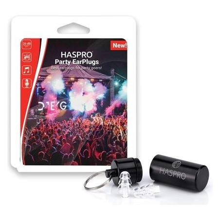Haspro Party Earplugs Best Reusable Silicone Earplugs (1x) (65386905)