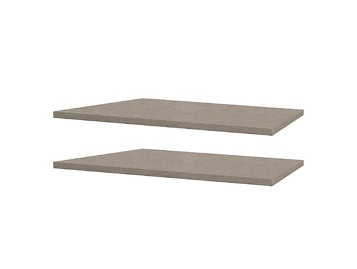 Fachboden Rauch 2er-Set 88 x 2 x 50cm Beige Spanplatte bedruckt & lackiert