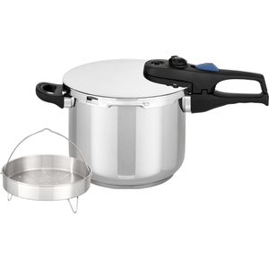 ELO Schnellkochtopf Praktika XL, 6 Liter, induktionsgeeignet, mit Korb, (ØxH) 22 x 17 cm