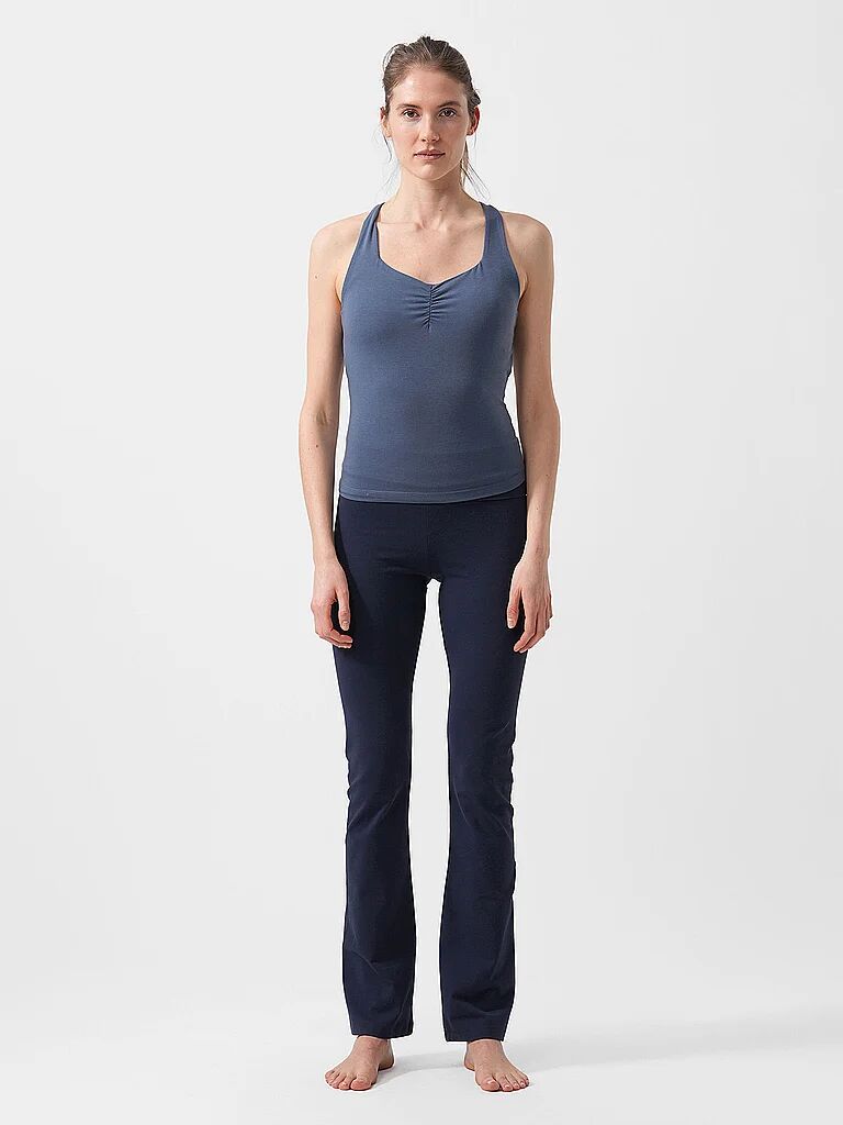 MANDALA Damen Yoga Hose Classic Rolldown dunkelblau   XL W