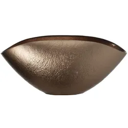 Leonardo Schale Como 28 x 14 cm Glas Braun Bronze