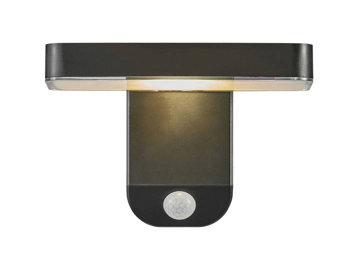 NORDLUX Wandlampe aussen Rica Square Schwarz PVC B 18 cm - LED - Lichtfarbe: Warmweiss - LED Energiesparlampen