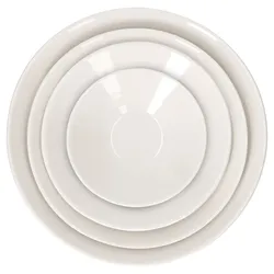 Ritzenhoff Ontario 4er Schalen Set Ø11-21cm weiß Porzellan Schüssel Bowl