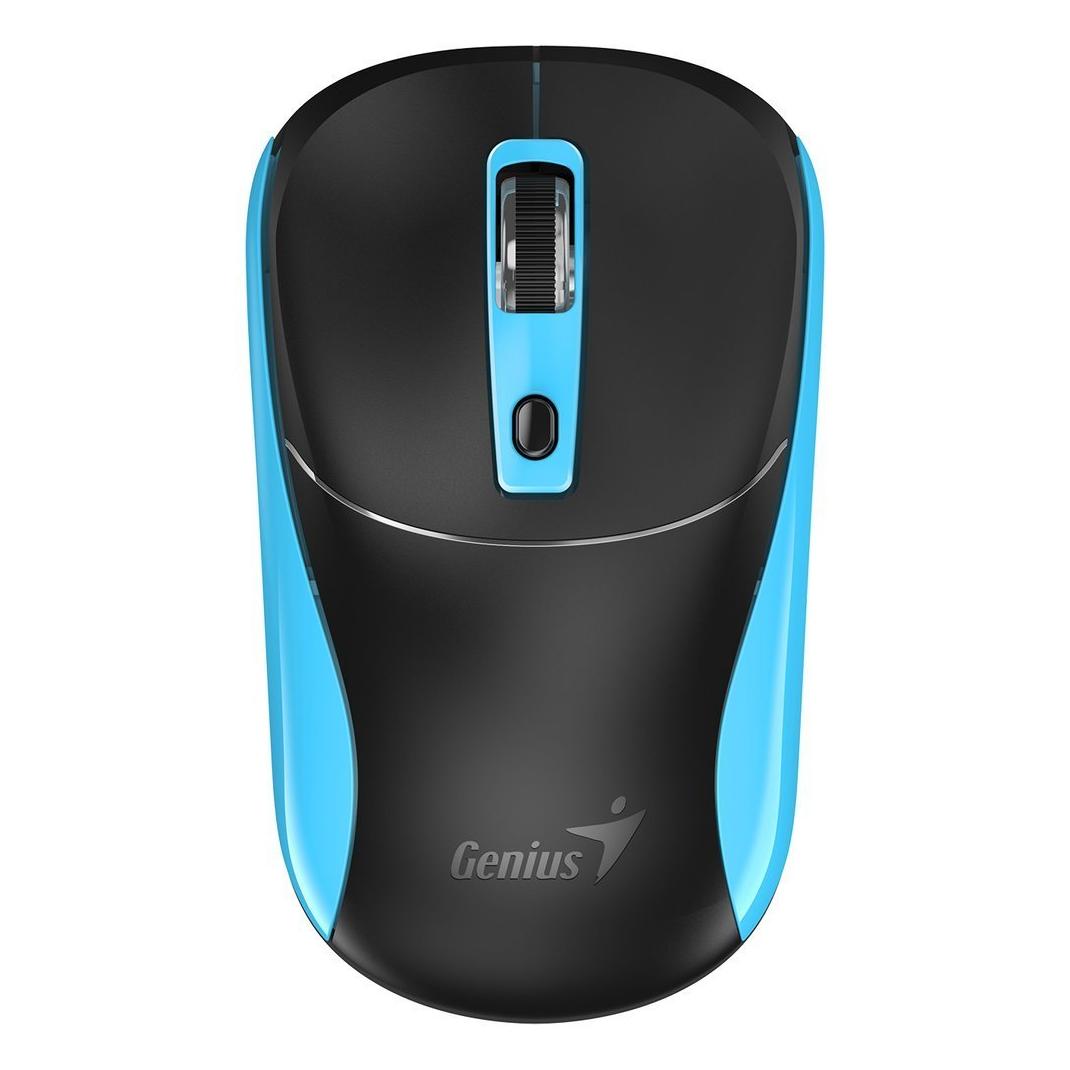 Genius NX-7123 schwarz-blau / Optische Funkmaus / 1200 dpi / Copilot / 4 Tasten (Kabellos) (MOUG2806)