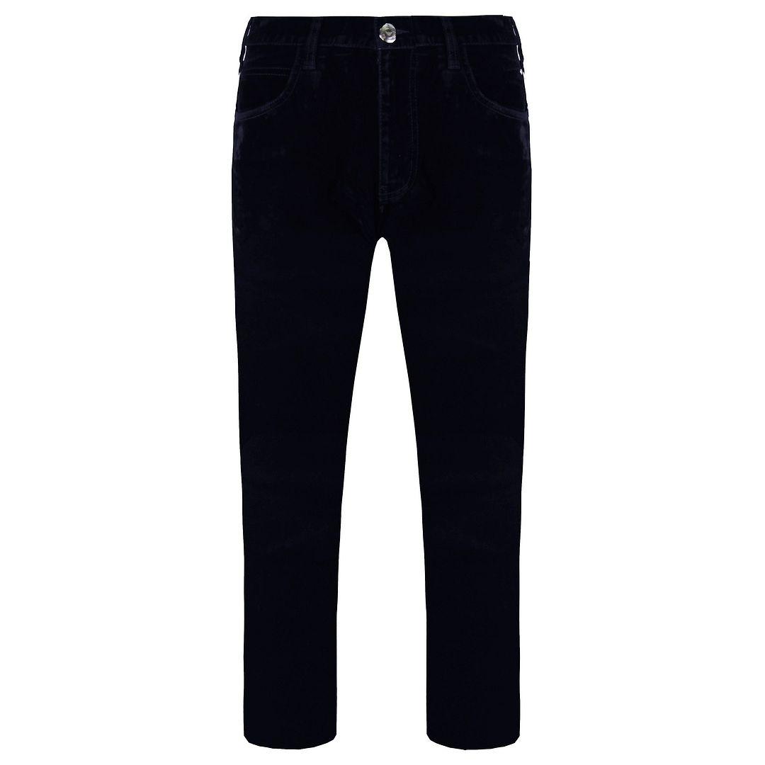 Emporio Armani J20 Skinny Fit Samt Herrenhose