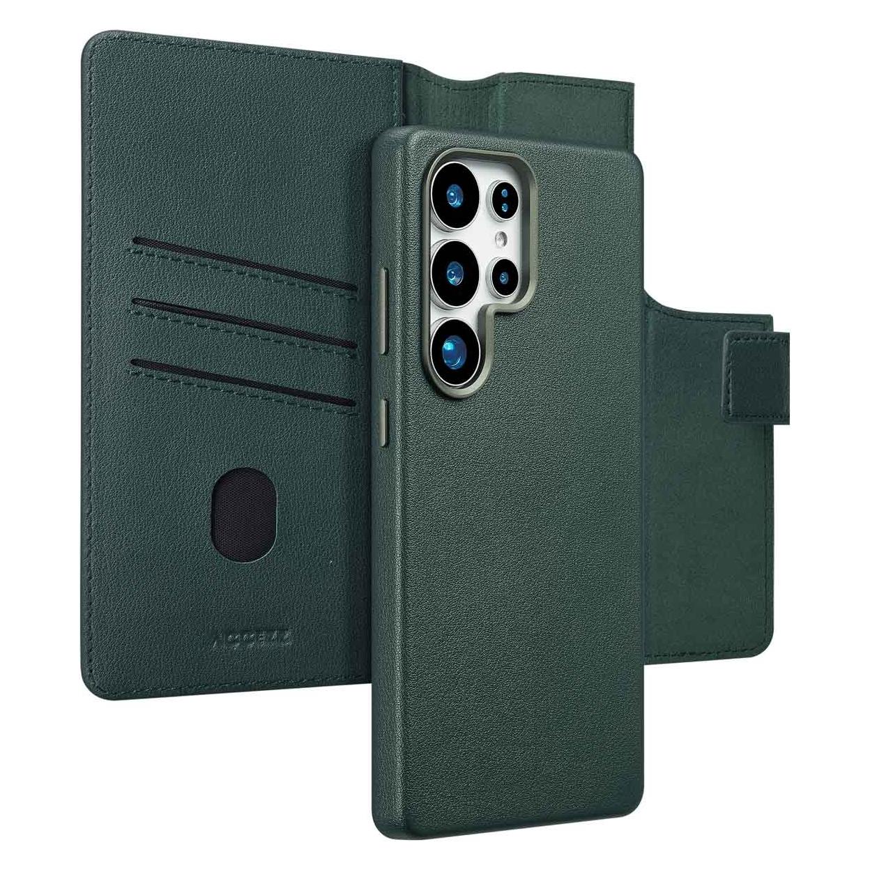 Accezz Custodia per Libreria in Pelle con MagSafe (Samsung Galaxy S25 Ultra) (SH00080272 GSM Hoesje)