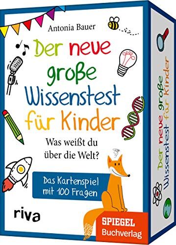 Antonia Bauer - Der neue große Wissenstest für Kinder: Das Kartenspiel mit 100 Fragen - Preis vom 11.10.2026 03:10:56 h