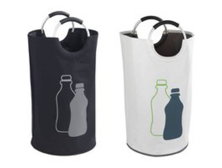 WENKO Sac multifonction Jumbo, 38 x 72 cm, blanc / noir