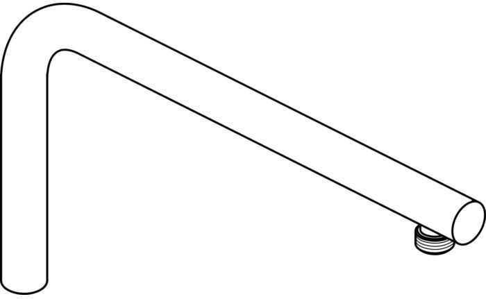 Ideal Standard drehbar, L-Form, Chrom F961149AA
