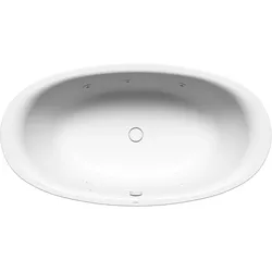 Kaldewei ELLIPSO DUO OVAL Whirlwanne, oval, 1900x1000 mm, alpinweiß, Perl-Effekt, rechts