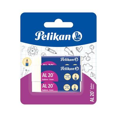 Pelikan Radierer AL20 aus Kunststof, 3er Set