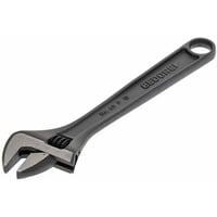Einmaulschlüssel verstellbar, 10", Schraubenschlüssel dunkelgrau, SW 0 bis 30mm