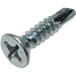Bohrschrauben Flachsenkkopf DIN 7504 silber - 20750484832 - silber