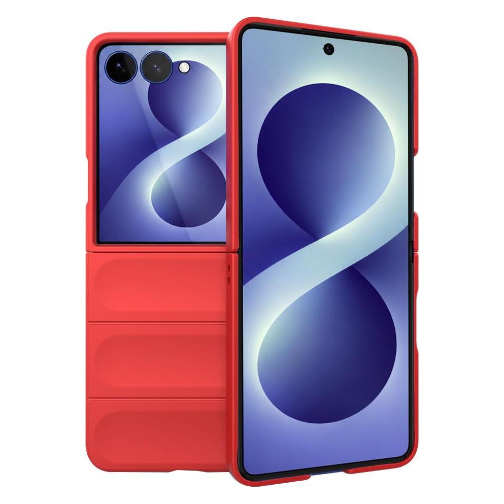 Techsuit - Magic Shield - Samsung Galaxy Z Flip8 - Red (Samsung Galaxy Z Flip8) (71324649)