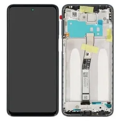 Xiaomi LCD + Touch + Frame für M2003J6A1G Redmi Note 9S - glacier white (Display, Xiaomi Redmi Note 9S), Mobilgerät Ersatzteile, Weiss