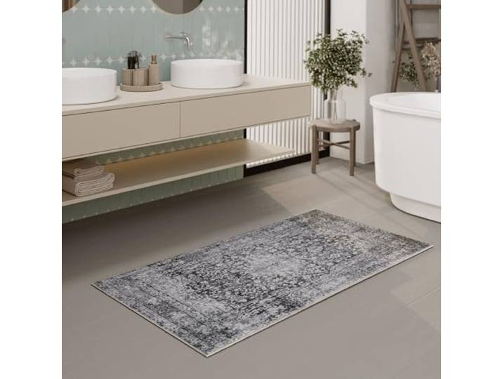 Wecon Home Ralph Badteppich, 55 x 65 cm, grau