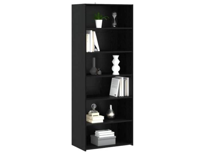 vidaXL Sideboard Schwarz Eichen-Optik 70 x 41 x 185 cm Holzwerkstoff Das Sideboard ist aus glattem Holzwerkstoff gefertigt, Bietet reichlich Platz, um deine Gegenstände ordentlich