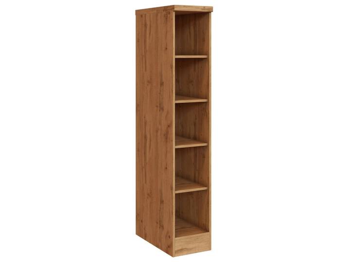 Held Regal, Eiche Wotan, Holzwerkstoff, 4 Fächer, 30x166x60 cm, stehend, Wohnzimmer, Regal, Bücherregale