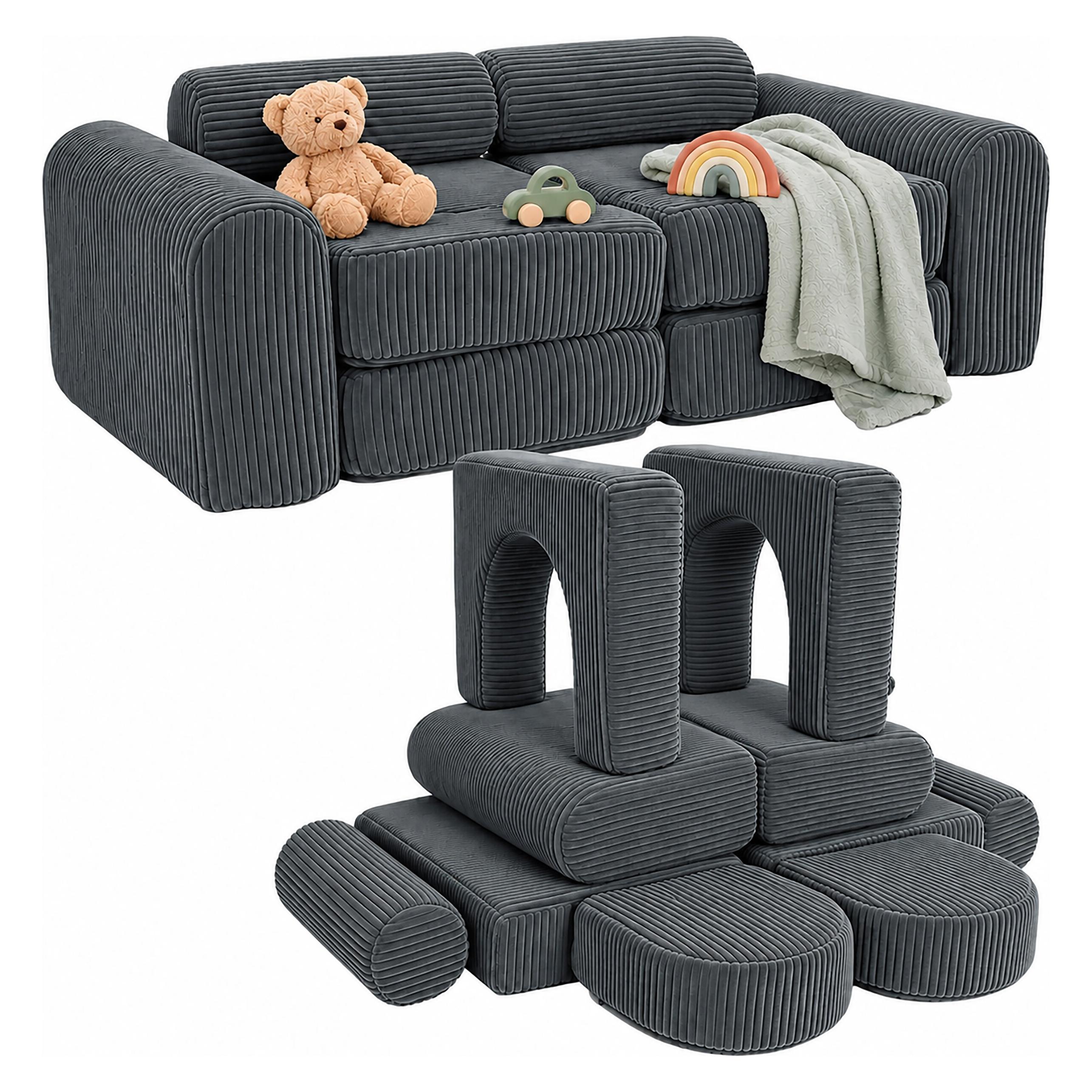 Relaxdays Spielsofa Set (Kindersofa) (4052025807399)