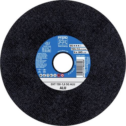 PFERD TOOLS EHT 150-1,6 SG ALU 61323116 Trennscheibe gerade 150mm 25 St. Aluminium, NE-Metalle