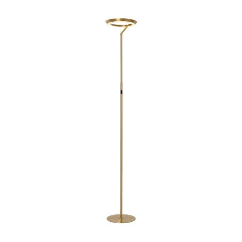 Lucide CELESTE Vloerlamp - Goud/Messing - Dimbare LED - Ø 28 cm