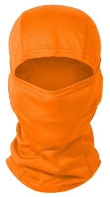 Friendly Fresh Finds Cycling Full Face Mask Multi Use Outdoor Sports Ski Mask For Motorcycle And Helmet Protection orange