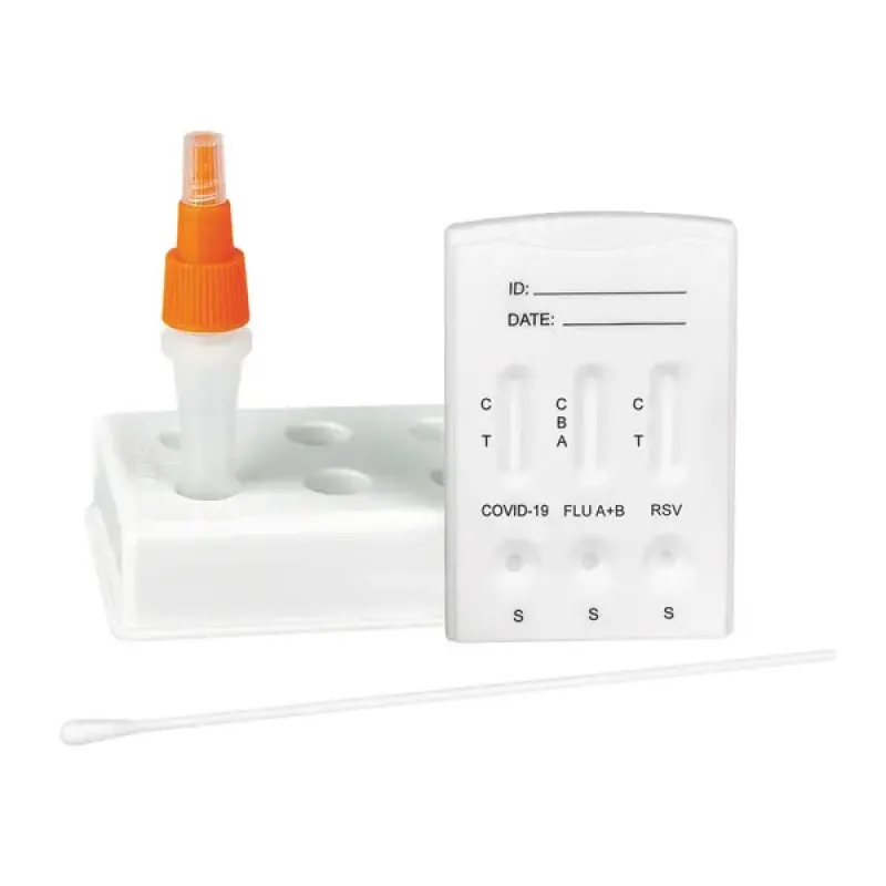 Servoprax GmbH Cleartest SARS-CoV-2 / Influenza A+B / RSV Antigen-Combo-Schnelltest – 10 Testkassetten C3 19023