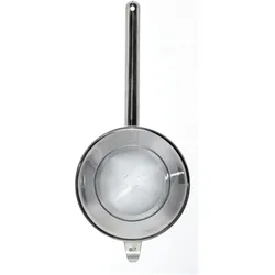 Hendi Spritzsieb aus Edelstahl, feine Maschung, Küchensieb, Silber