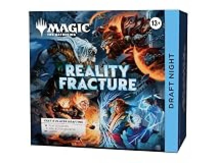 Soirée de Draft Magic: The Gathering Réalité fracturée 1 Booster Collector, 12 boosters de Jeu, 90 terrains, 10 jetons (Version Anglaise)