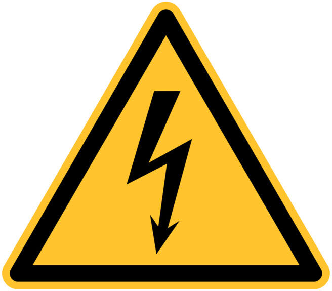 Eichner Panneau d'avertissement Tension électrique 20 cm PVC (9225-12022-020)