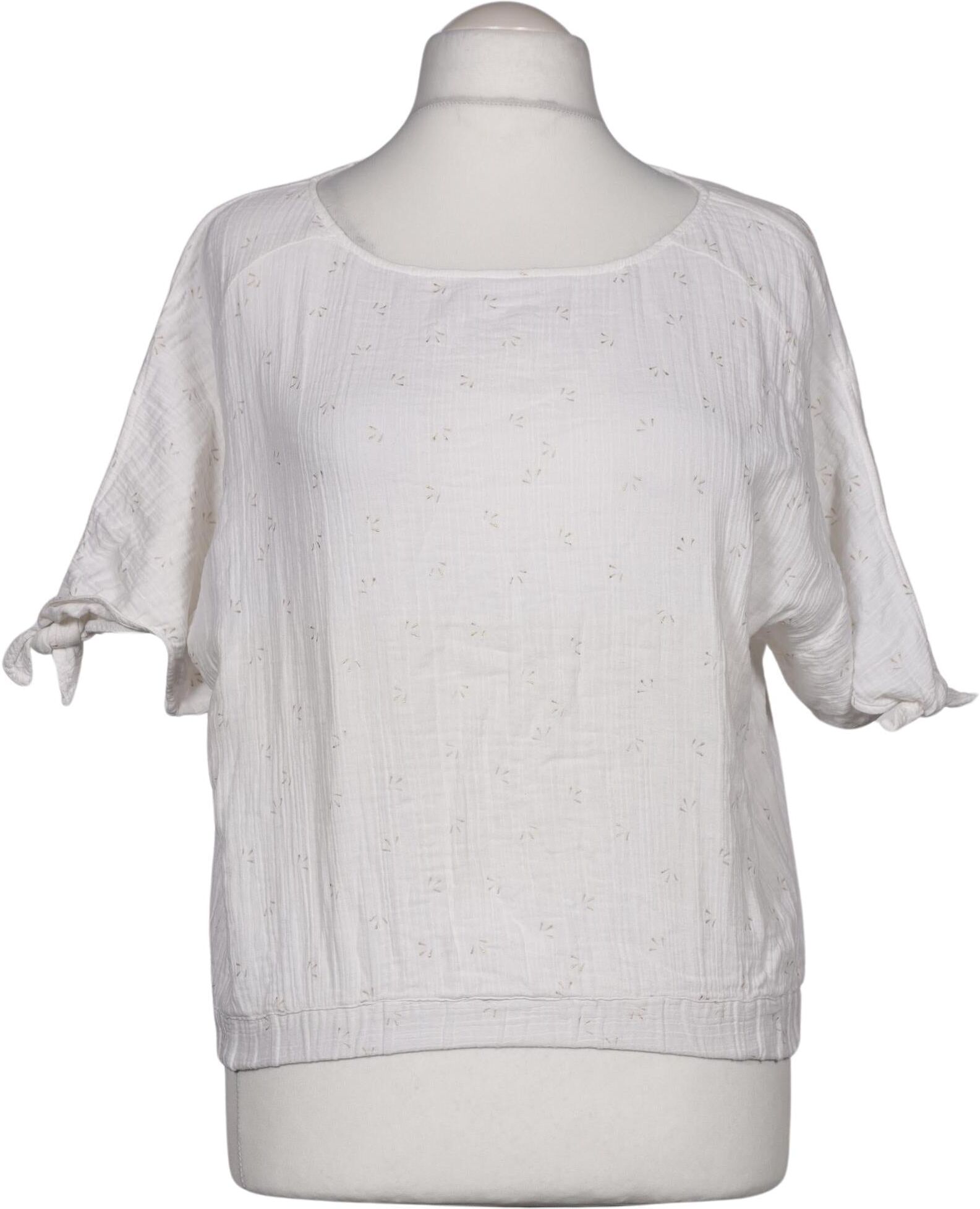 Oxbow Damen Bluse, Weiß, Gr. Xxl, Baumwolle - Second Hand