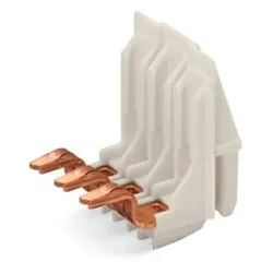 Wago 711-121 Anschlussadapter, 2-polig, Schneidklemmanschluss für Spulendraht, natur 711121  - 100 Stück