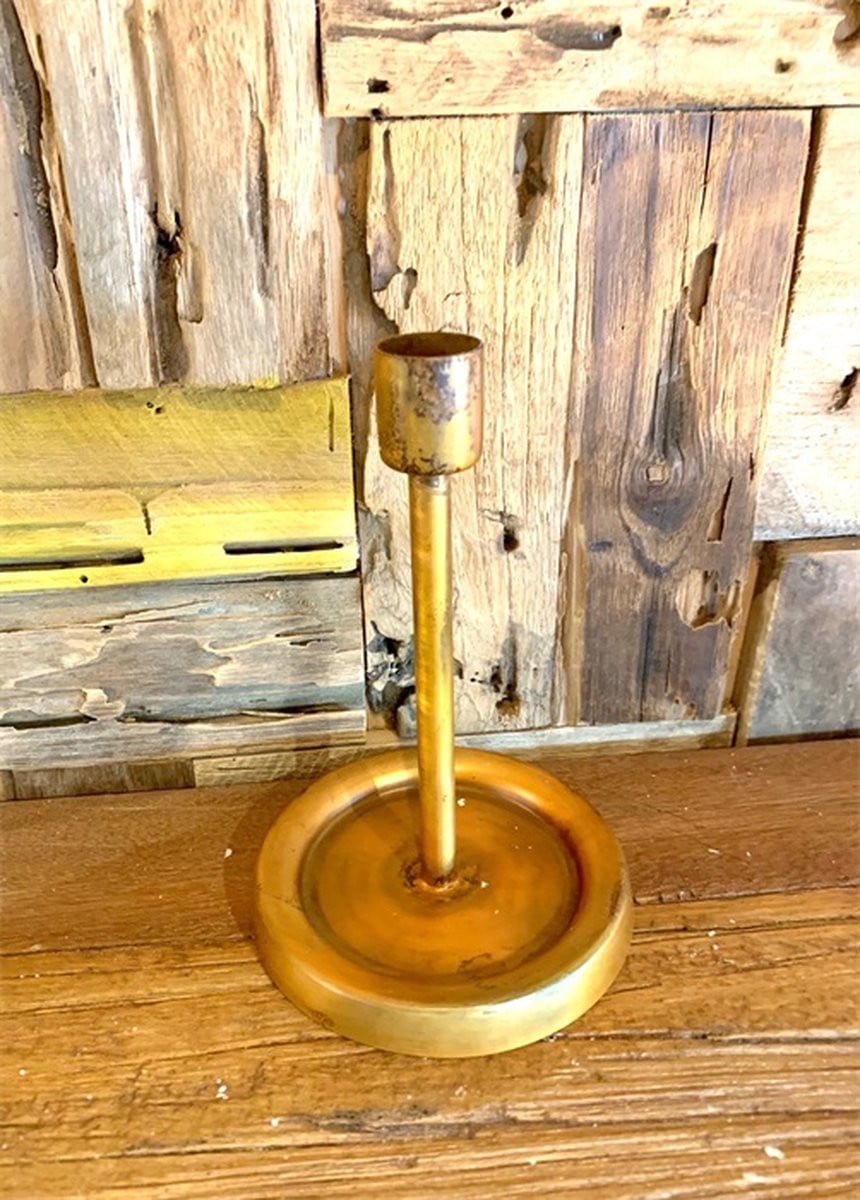 Viola Kaarsenhouder Medium Goud