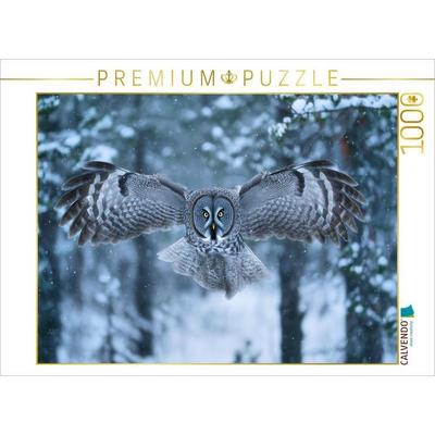 CALVENDO Puzzle Eule, die Wächterin der Nacht | 1000 Teile Lege-Größe 64x48cm Foto-Puzzle für glückliche Stunden, Sonstige von , Calvendo Puzzle