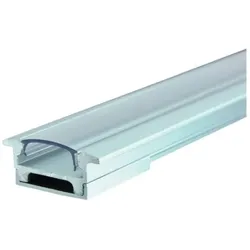 Rutec 68425 Aluminium Profil Profi Flach Kragen H:12mm 2m eloxiert
