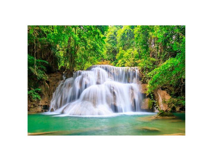 FOTOTAPETE Wasserfall 3D Natur 300x210