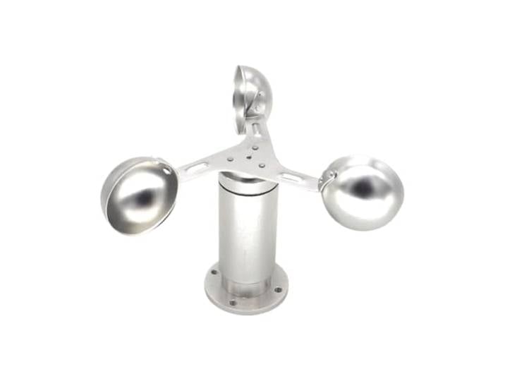 Drei Tassen Windgeschwindigkeitsmesser Ventilator Messgerät Zubehör Aluminiumlegierung(RS485silver sensor)