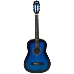 V-TONE CG ONE BB 4/4 blueburst Konzertgitarre (Konzertgitarre, ABS, Kunststoff, Lindenholz, Nylon, Okoume), Gitarre, Schwarz, Blau