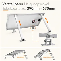 Enjoy solar, Zubehör Stromerzeuger, Halterung (Solaranlage Montagematerial)