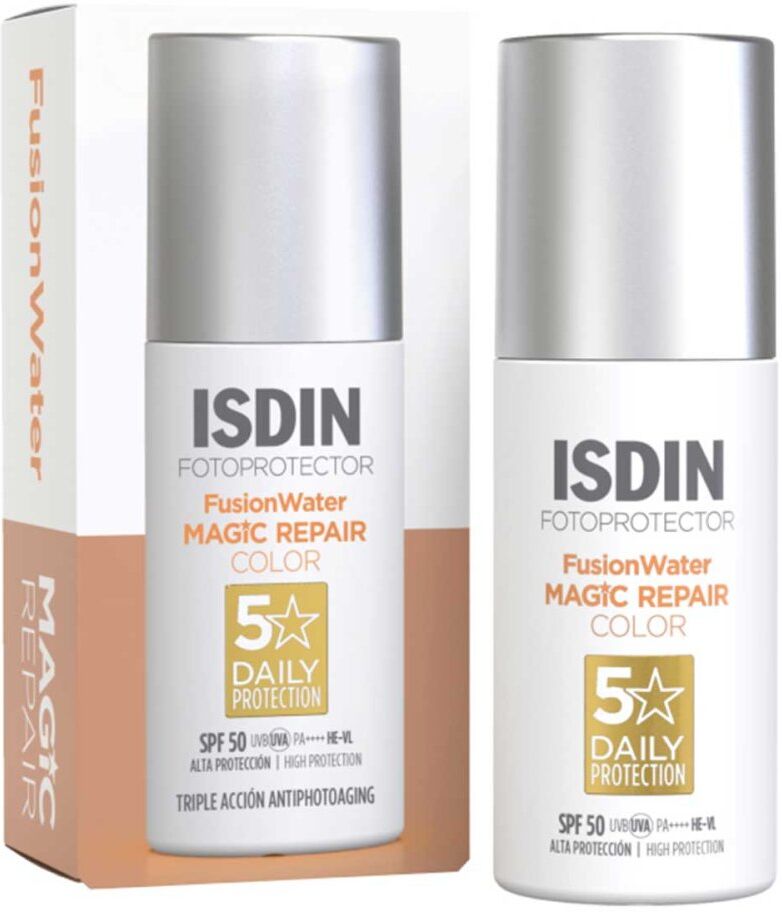 ISDIN FusionWater Repair color Anti-Age Sonnencreme getönt LSF50 50ml