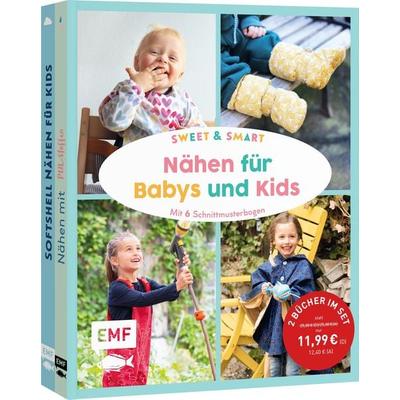 Sweet & smart – Nähen für Babys und Kids, Gebundene Ausgabe von Leonie Bittrich,Julia Hennicke, Edition Michael Fischer / EMF Verlag,