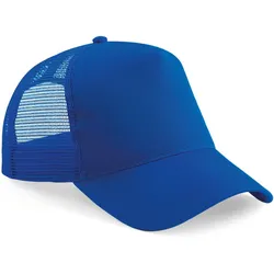 Beechfield Unisex 5-Panel Trucker Kappe Netz Cap B640 bright royal/bright royal one size