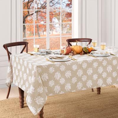Threadmade Falling Leaves Jacquard Tablecloth