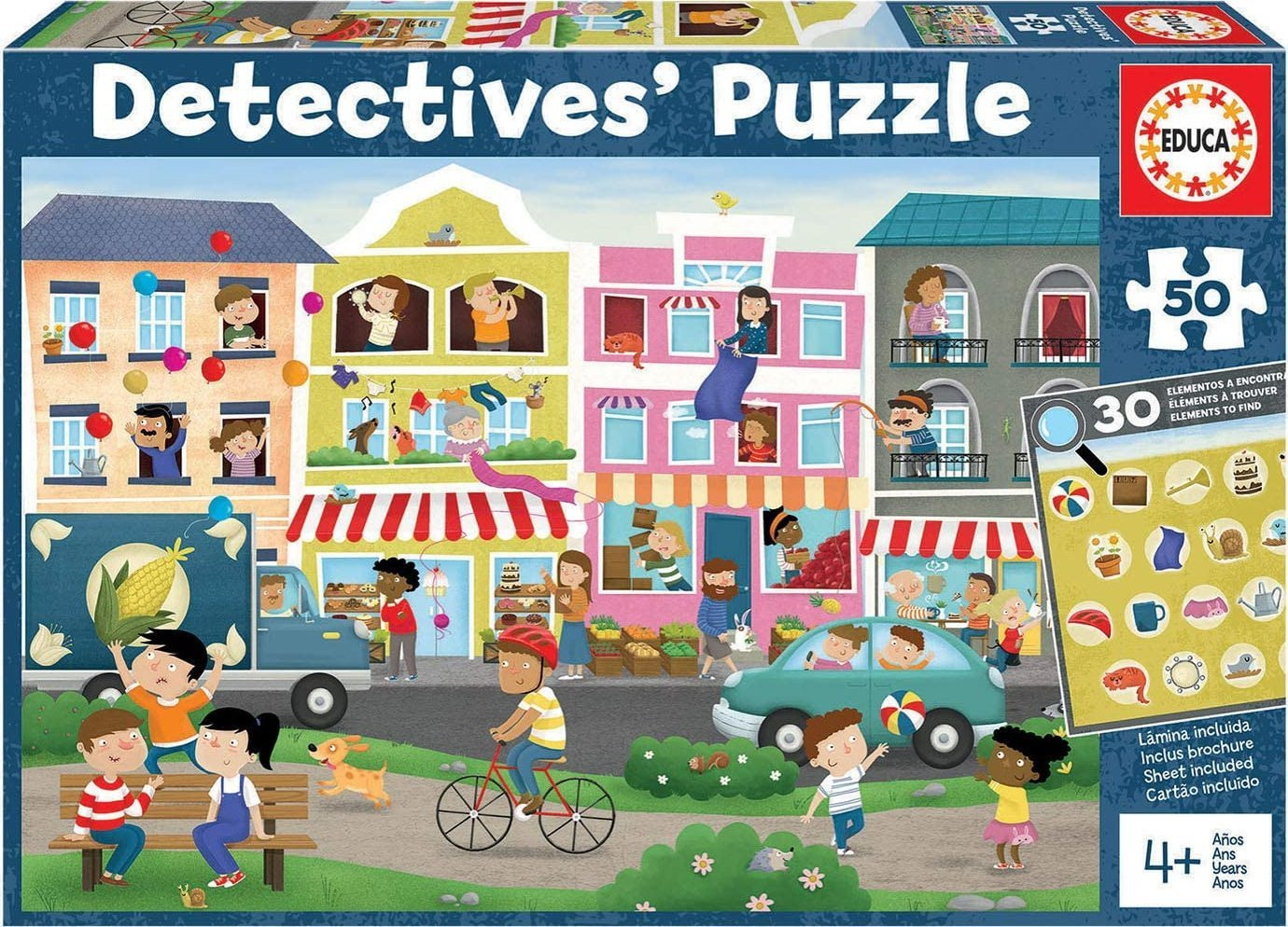 Educa Detective Puzzle Busy Town 50 stukjes