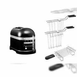 KitchenAid Set 2, 2-Scheiben Toaster Artisan 5KMT2204 Onyx Schwarz