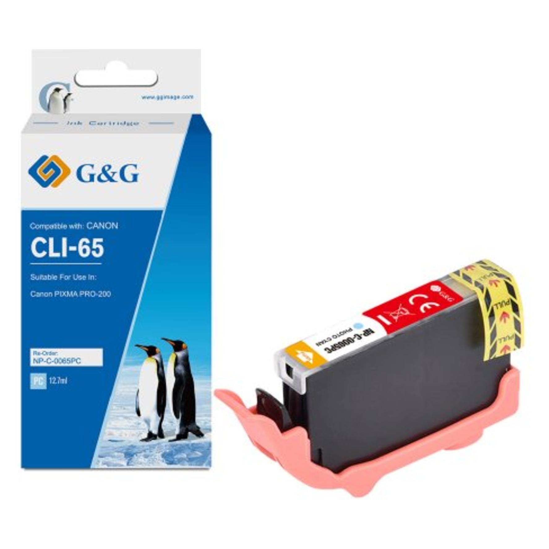 G&G Druckerpatrone Kompatibel Foto Cyan NP-C-0065PC (NP-C-0065PC)