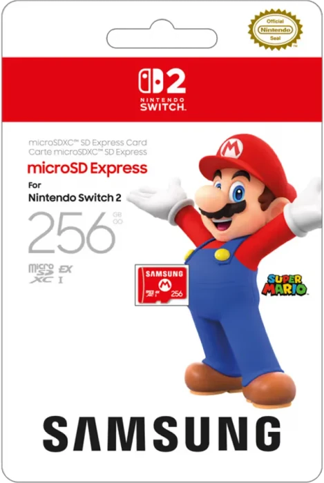 Samsung MicroSD Express 256GB Nintendo Switch 2 (NVMe)