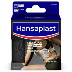 Hansaplast Sport Kinesiologie Tape schwarz