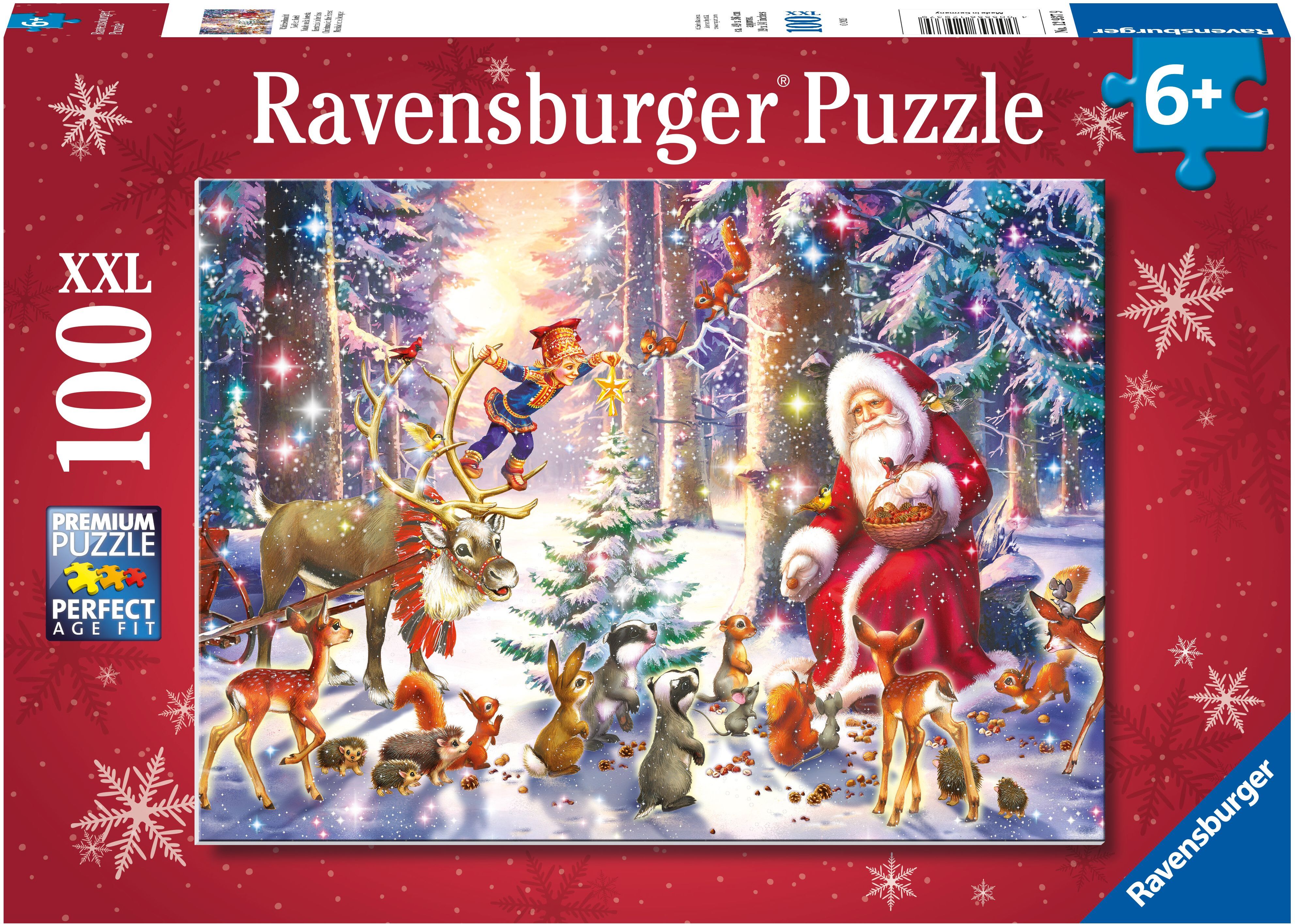 Ravensburger - Puzzle Christmas In The Forest 100p (10112937)